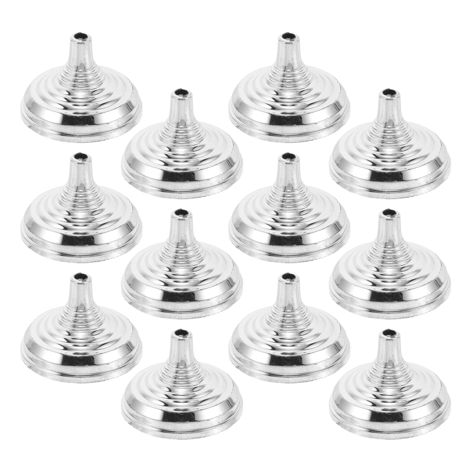 Conference Table Round - 12 szt. Srebrne Mini Podstawki Pod