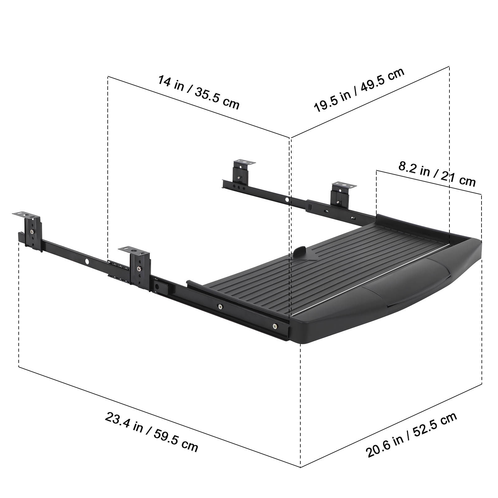 Kreatywna tacka na klawiaturę  – Keyboard Drawer Under recenzja i cena