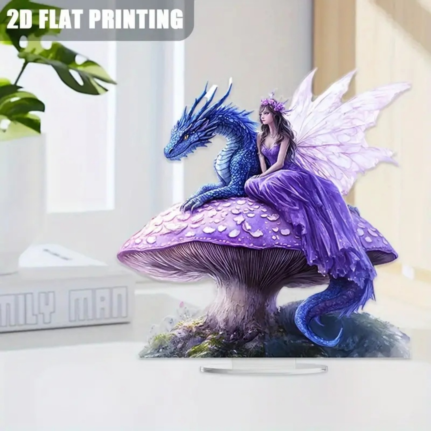 Statua wróżki, płaska akrylowa – Office Furniture Used recenzja i cena