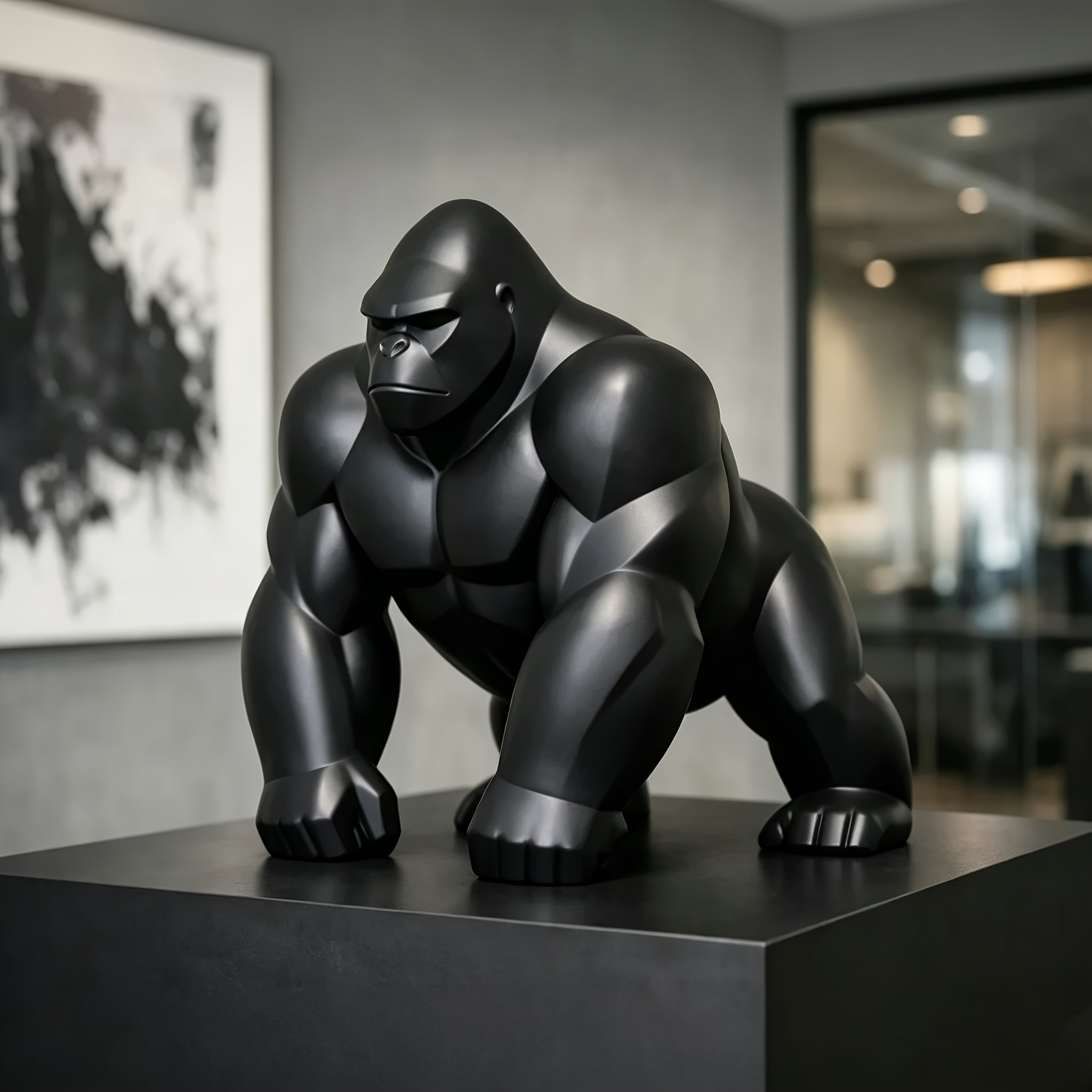 Geometryczna figurka goryla, d – Office Furniture At Home recenzja i cena